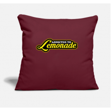 Lemonade Gift Drink Soda Summer Burgundy Pillow